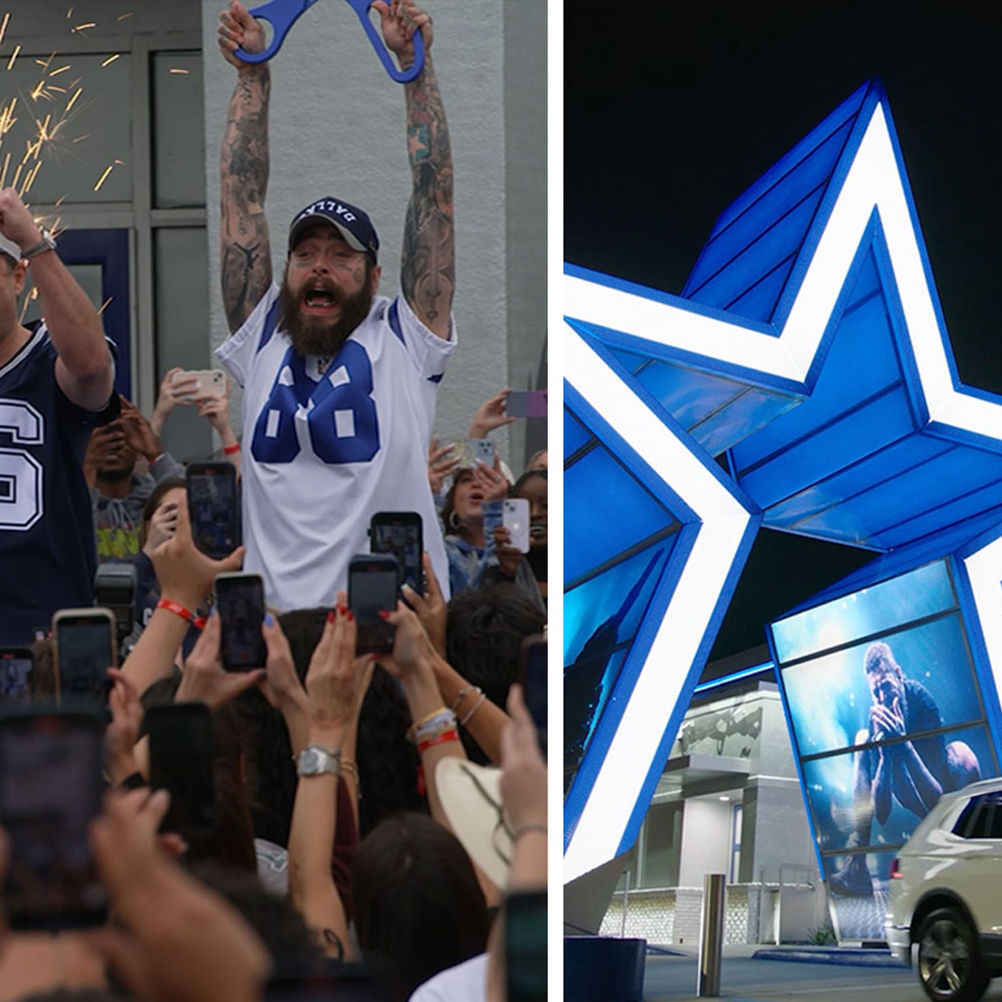 Post Malone and The Dallas Cowboys Team Up with Raising Cane's to