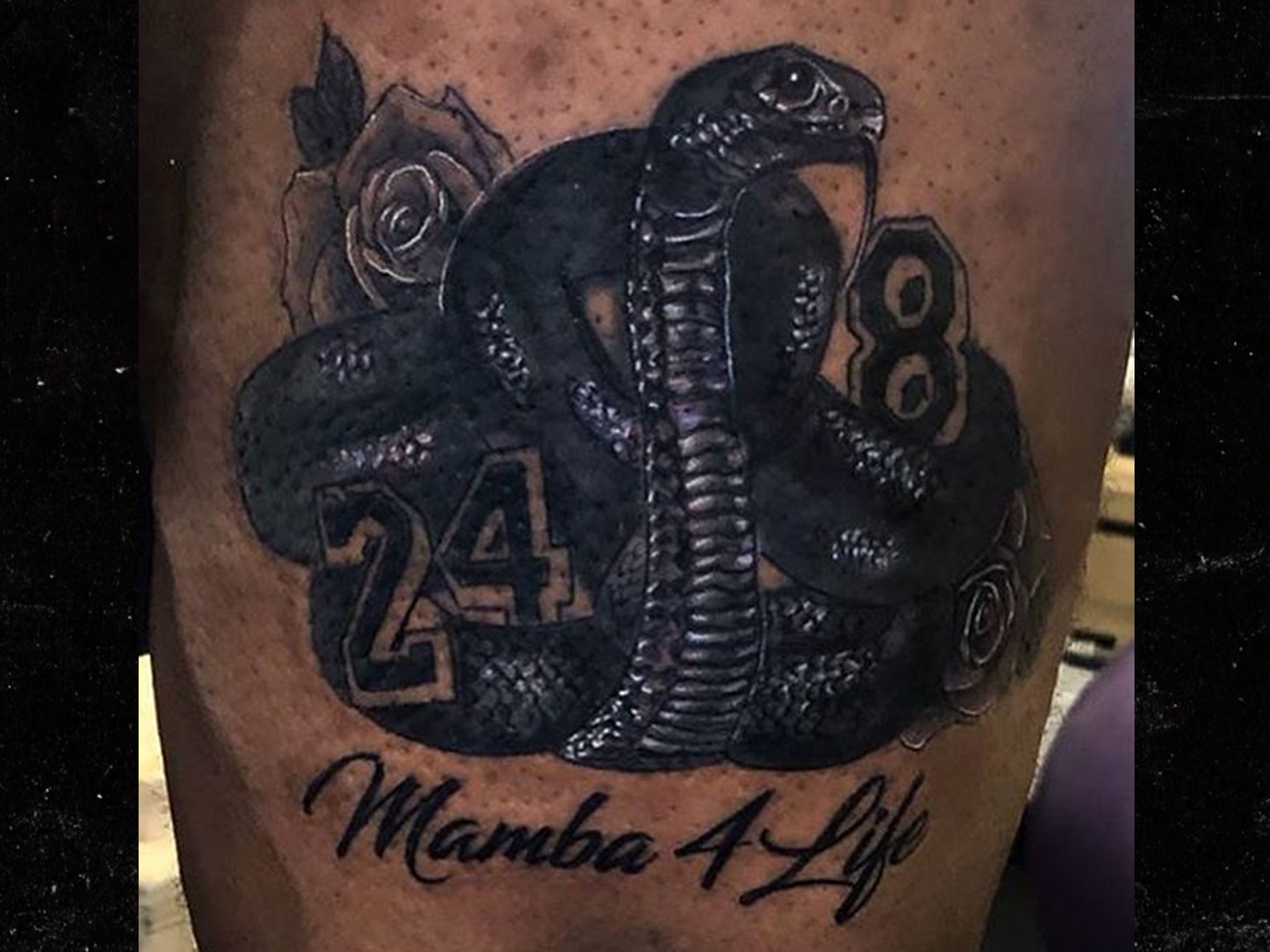 Basketball Forever  LeBron James reveals his new Kobe Bryant tattoo  Mamba4Life   Facebook