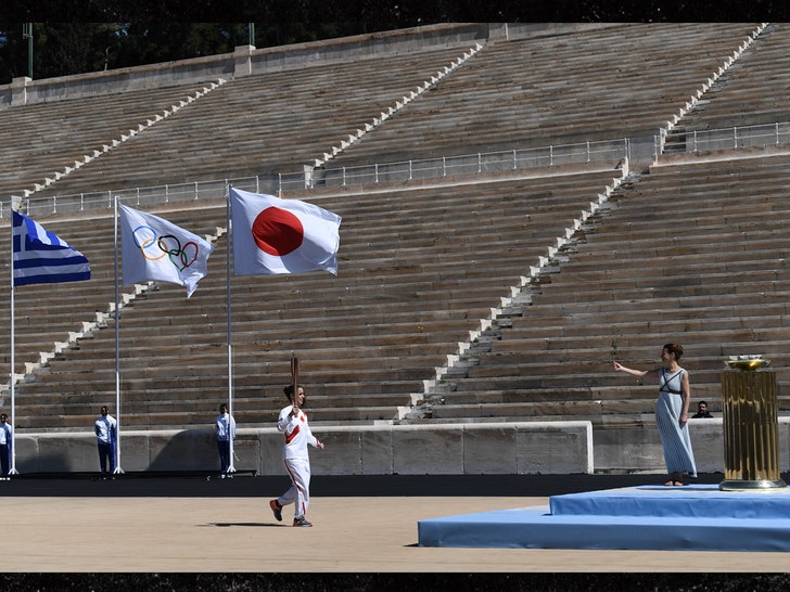 0319 olympic torch japan getty