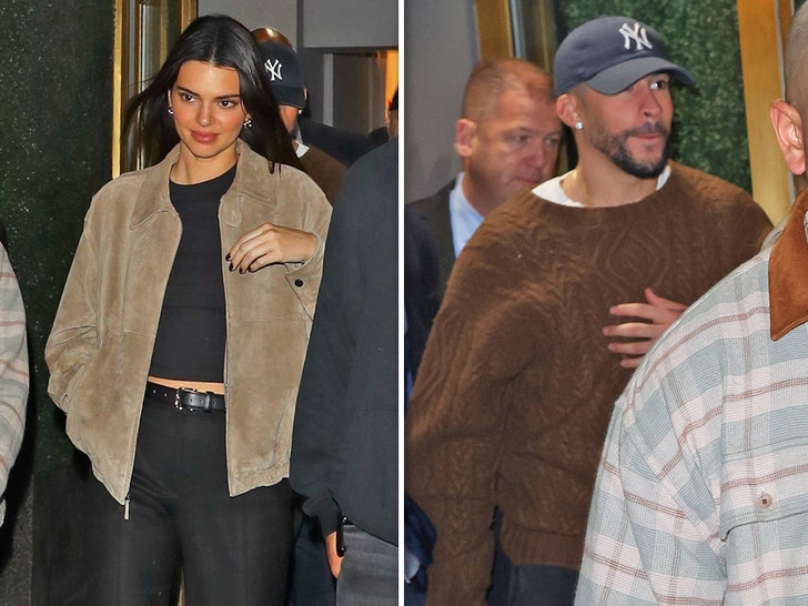 Kendall Jenner and Bad Bunny Attend SNL Afterparty