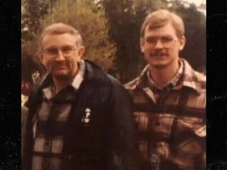 jeffrey Dahmer with his dad Lionel Dahmer