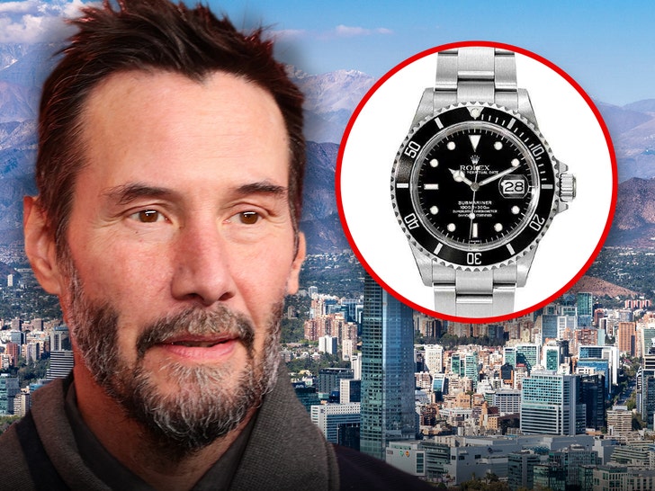 Keanu Reeves Rolex Recovered in Chile