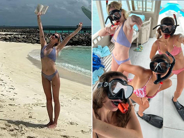 Sophie Turner's tour of girls to the Maldives