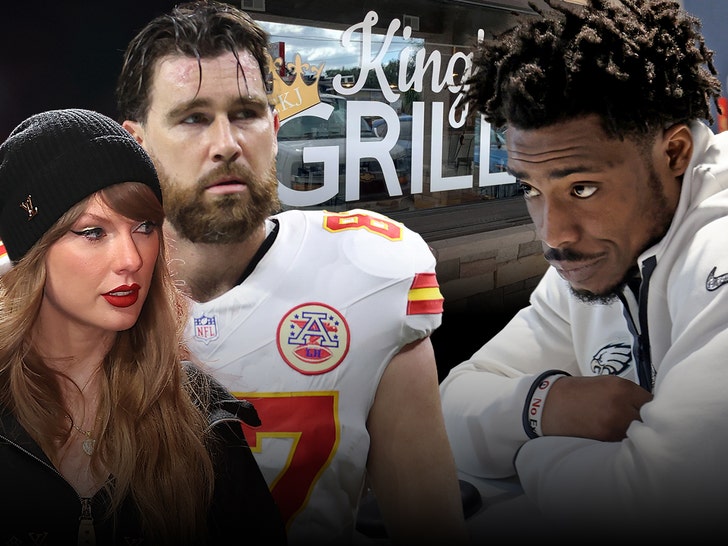 Travis Kelce CGJ Taylor Swift Kings Grill Insta Getty 1