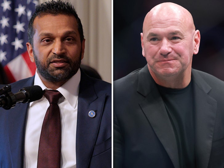 Kash Patel Dana White UFC