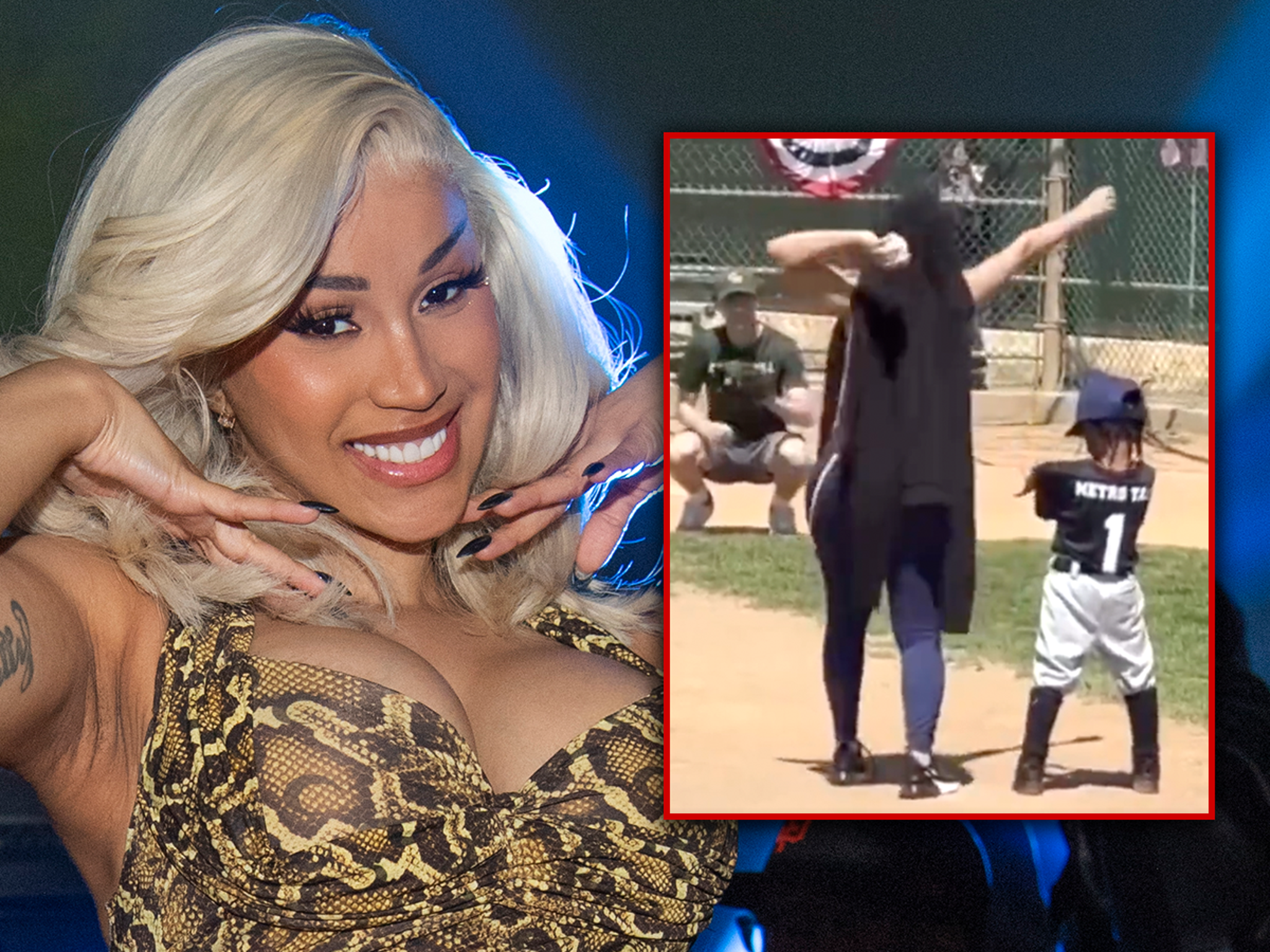 Cardi B Throws Pitch at Son Wave’s Game, Admits She’s More of a ‘Girl Mom’