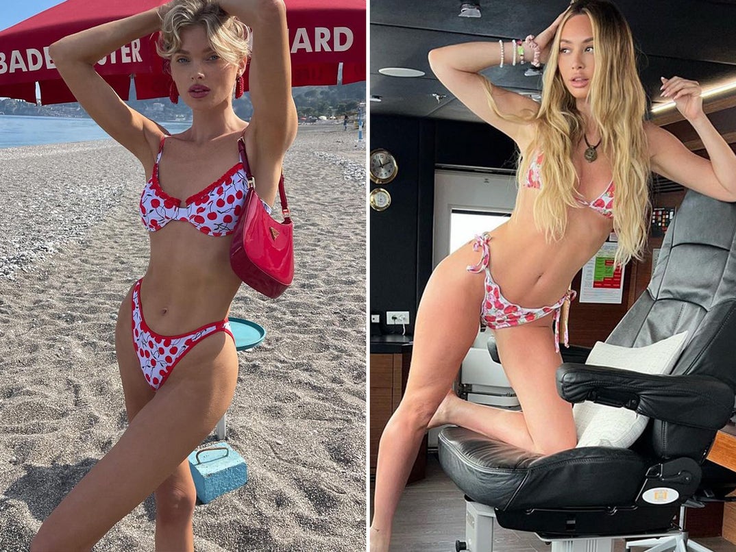 Elsa Hosk vs. Corinne Olympios -- Fruitkinis Edition