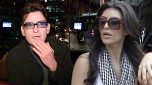 Charlie Sheen to Kim K ... 'Go F Yourself' ... and Your Ass is 'Gross' and 'Giggly'