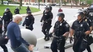 Buffalo Protester Pushed By Cops Getting Death Threats, Can't Go Home