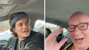 John Mayer and Jeff Ross Pick Up Bob Saget's Car From Airport