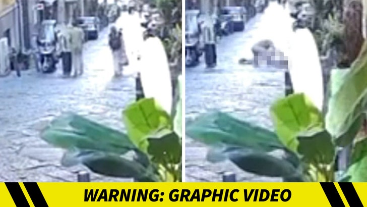 Tourist Killed by Falling Statue in Freak Accident Caught on Video