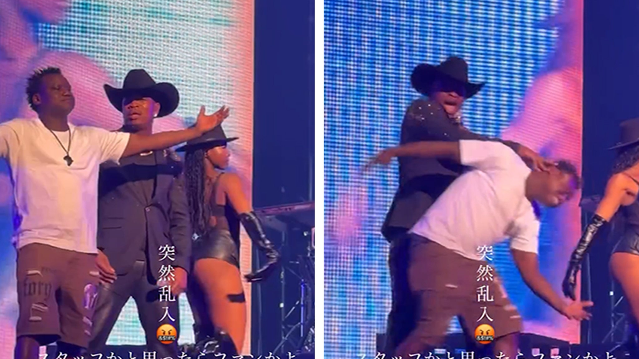 Ne-Yo Manhandles Fan Who Jumped Onstage During Japan Show on Video