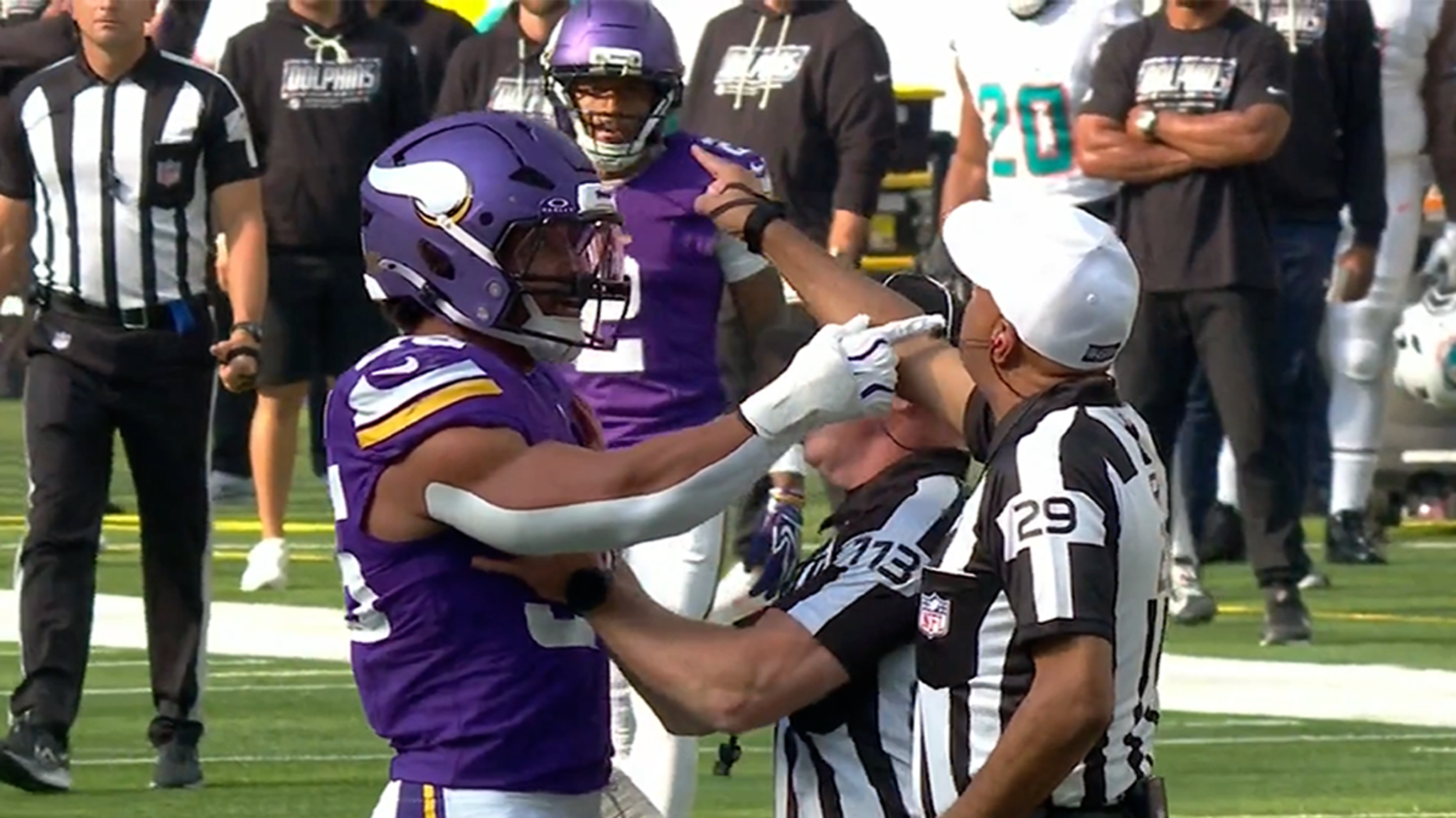 NFL Suspends Two Officials After On-Field Confrontations W/ Players