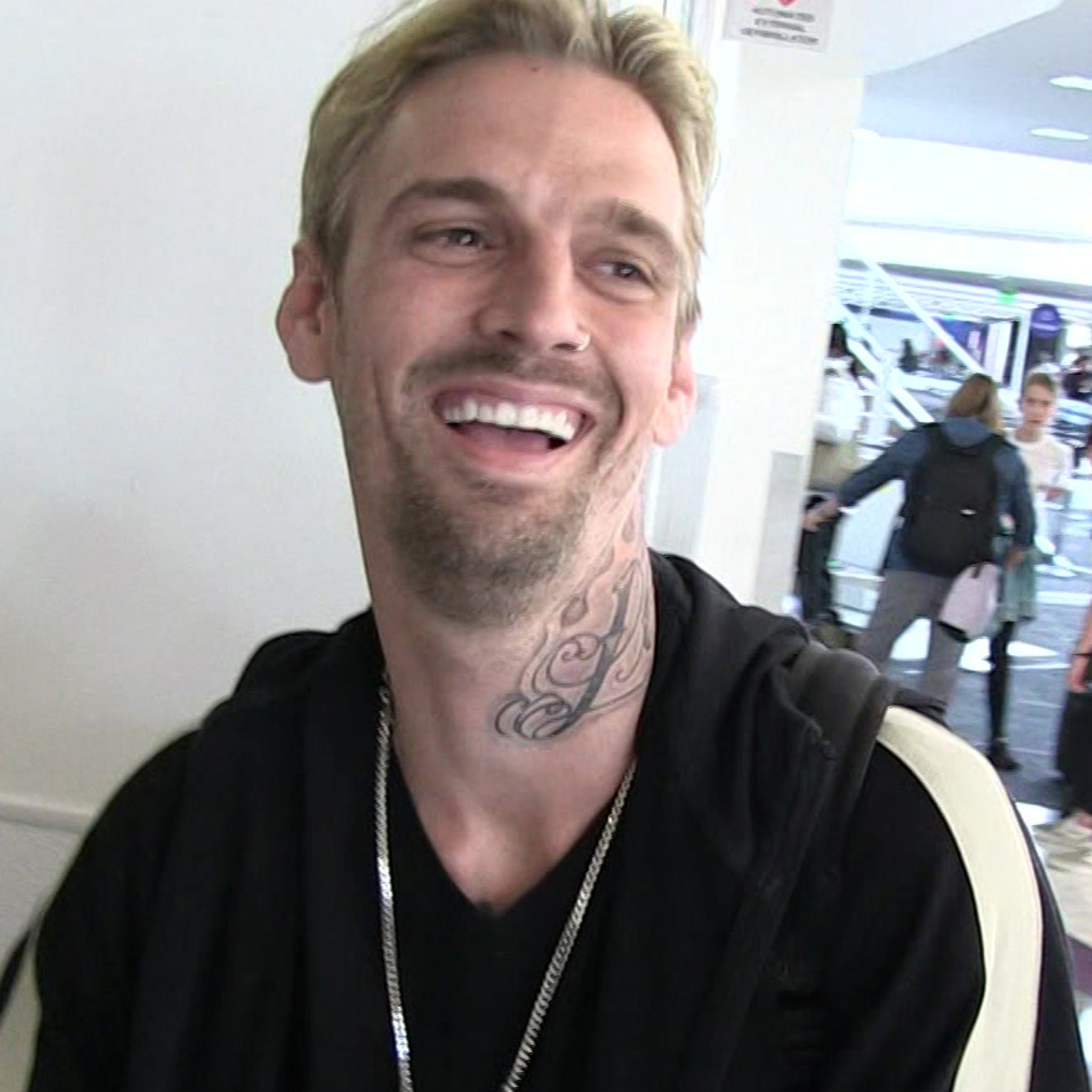Aaron Carter leaves fans gobsmacked as he reveals giant tattoo of Rihanna  on his face  Heart