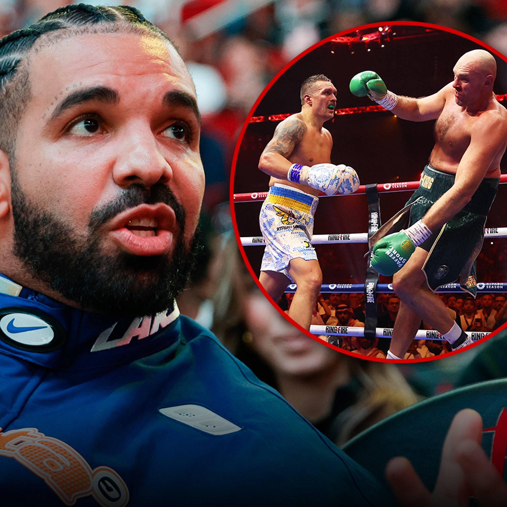 Drake Loses $565K Wager on Tyson Fury Boxing Match