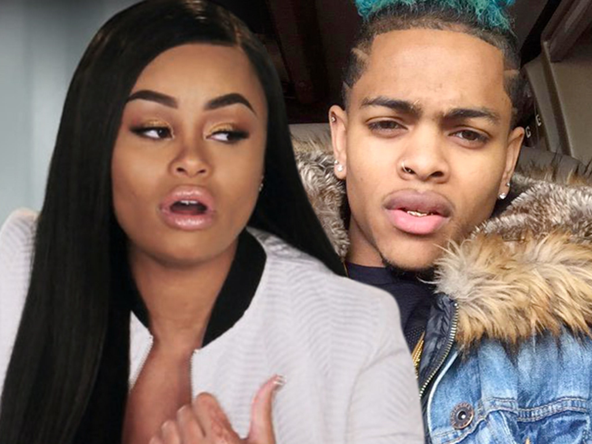 Blac Chyna Kicks Mechie to the Curb ... and All His Crap, Too