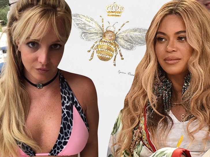 Britney Spears, Beyonce Queen B Painting Wasn't for Either Singer