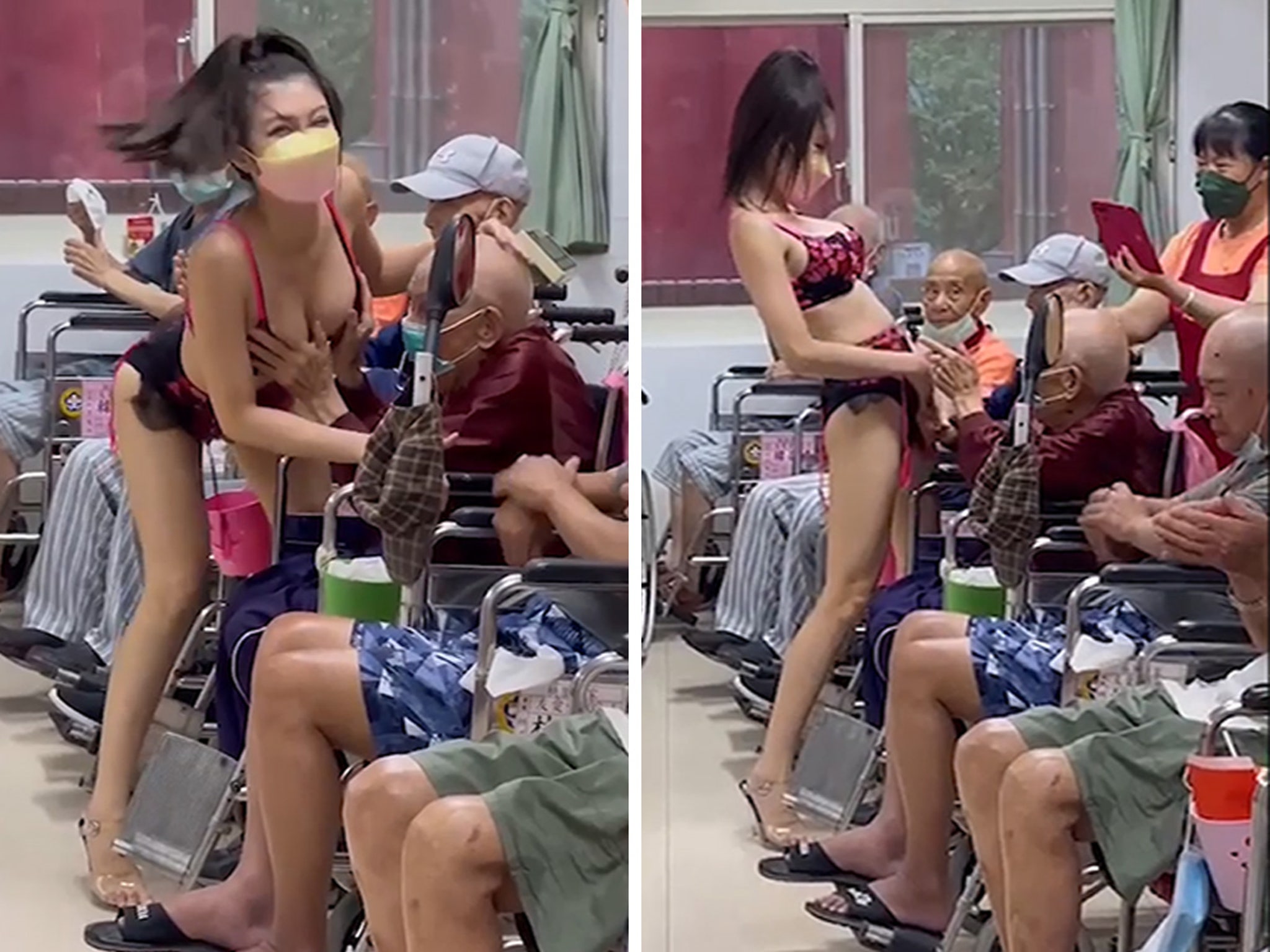 Nursing Home Hires Stripper for Veterans, Apologizes for Fiery Lap Dance photo picture