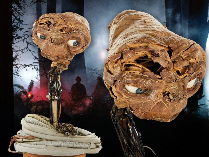 E.T. The Extra Terrestrial Animatronic Head Auction