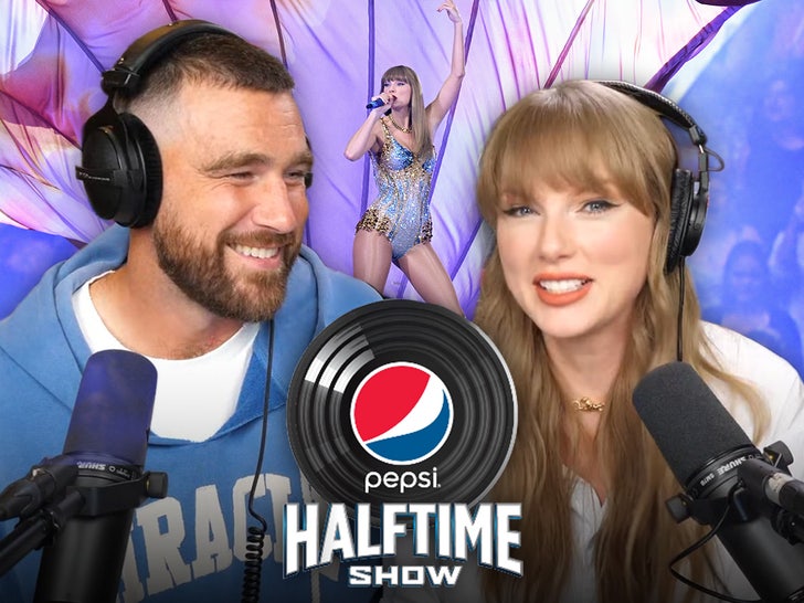 Travis Kelce Taylor Swift Shown Show Main Getty New Heights