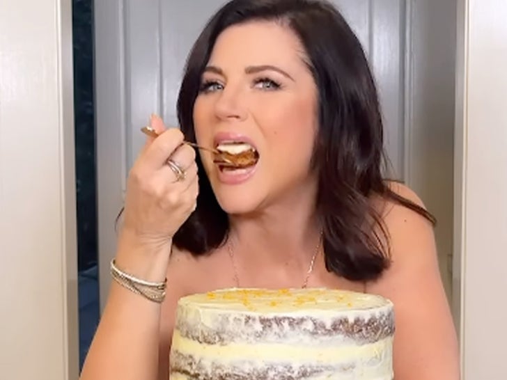Tiffani Thiessen Cooking Shots