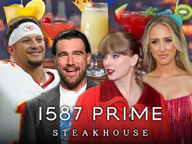 patrick brittany mahomes taylor swift travis kelce 1587 prime cocktails main getty