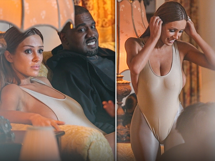 bianca censori kanye west launch backgrid