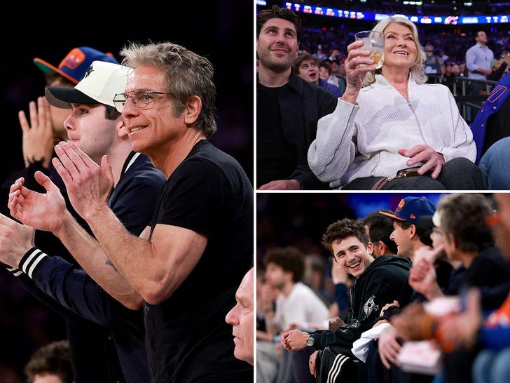 Celebrities Root For Knicks