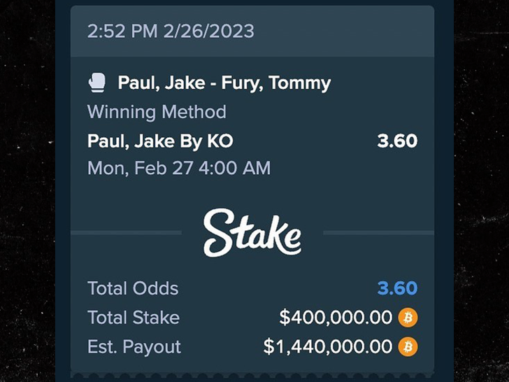 Drake Places $400K Bet On Jake Paul to KO Tommy Fury, Would Profit $1 Mil!