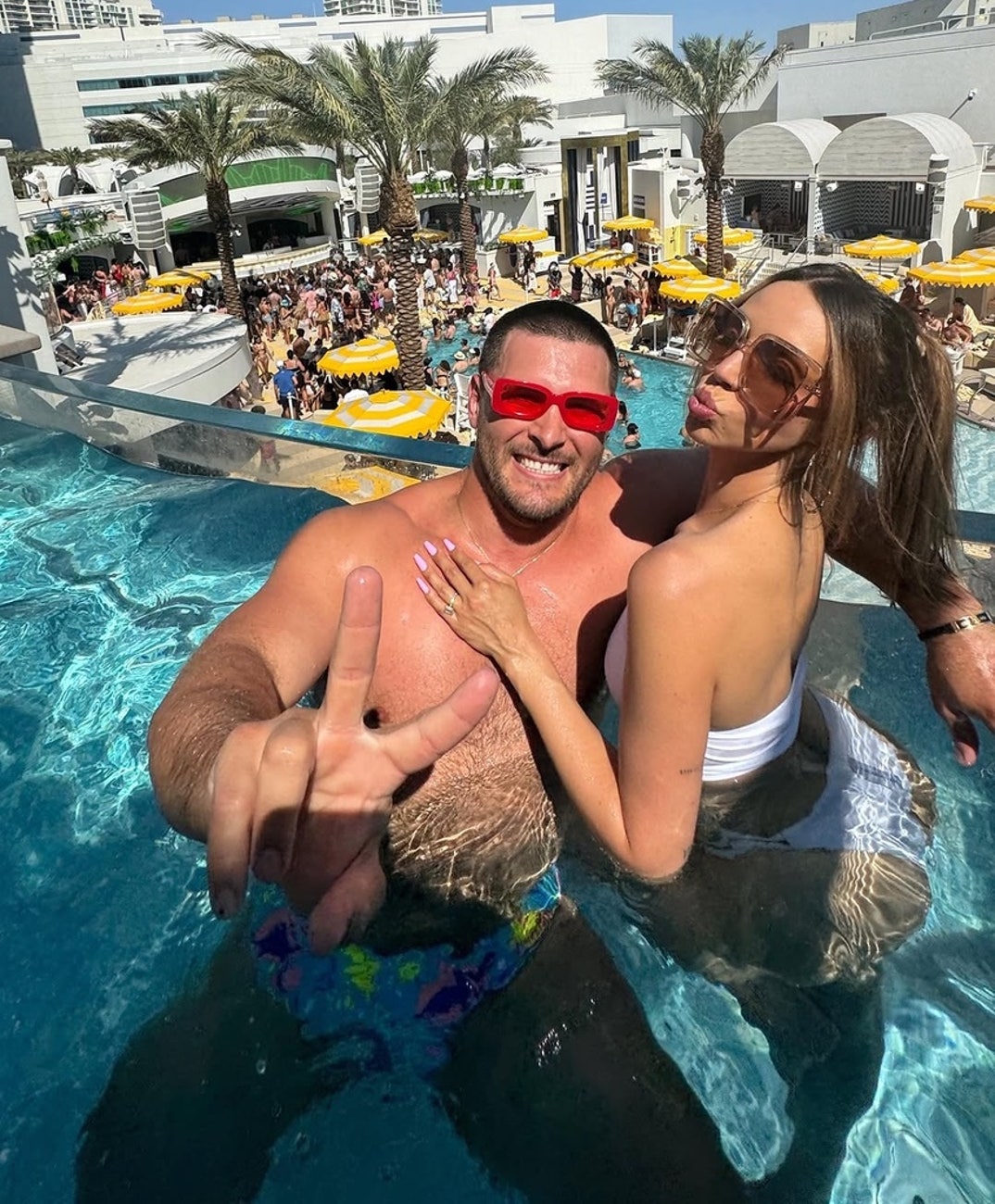 Brock Davies and Scheana Shay