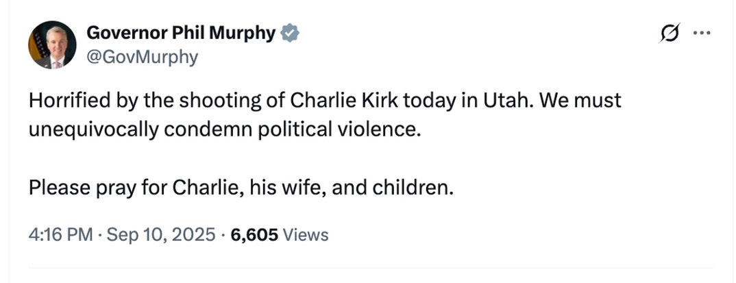 Politicians React To Charlie Kirk Shooting  1