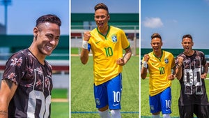 Neymar -- Check Out My Clone ... I'm Frickin' Beautiful! (PHOTOS)