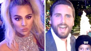 Kardashian Christmas Eve Party Brings Scott Disick and Kourtney's BF Younes Together