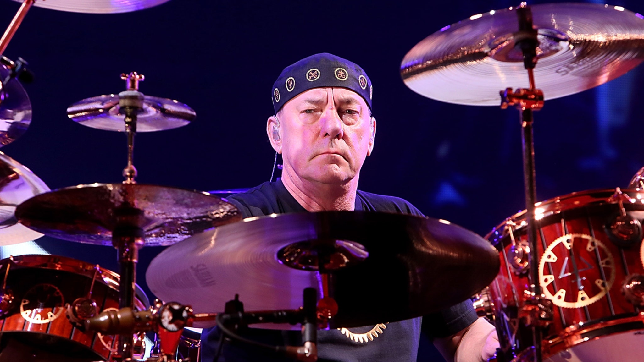 rush drummer practices