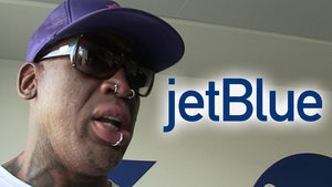 Dennis Rodman Has Run-In with Cops Over Face Mask on JetBlue Flight