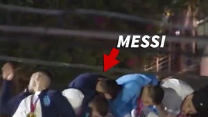Lionel Messi Nearly Knocked Off Argentina Bus In Scary Moment At World Cup Parade