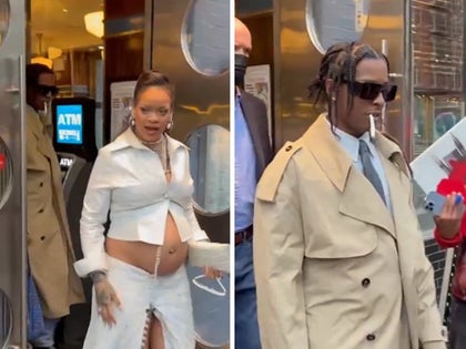 Rihanna and ASAP Rocky at Met Gala 2023 After Party