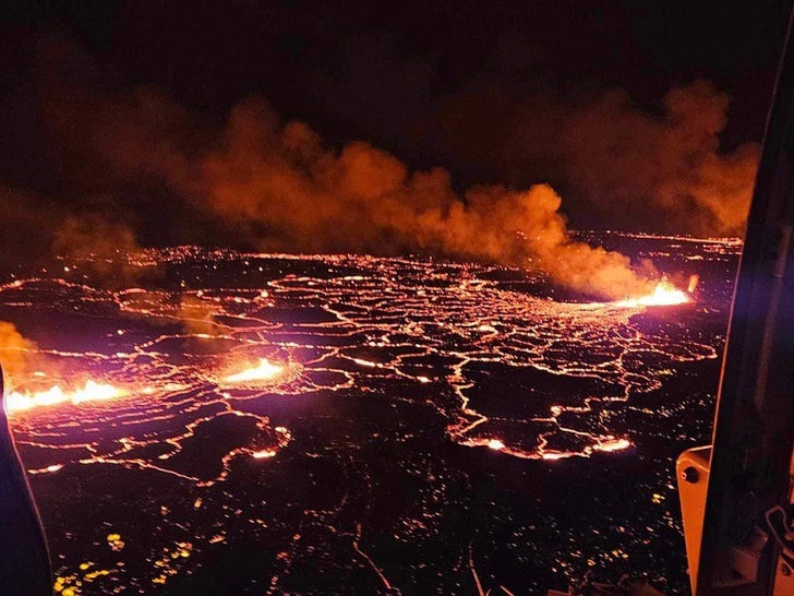 Volcano Erupts In Iceland