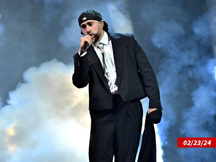bad bunny performing sub getty swipe