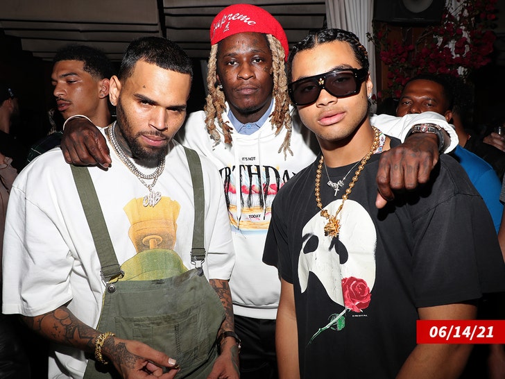 chris Brown and Young Thug getty