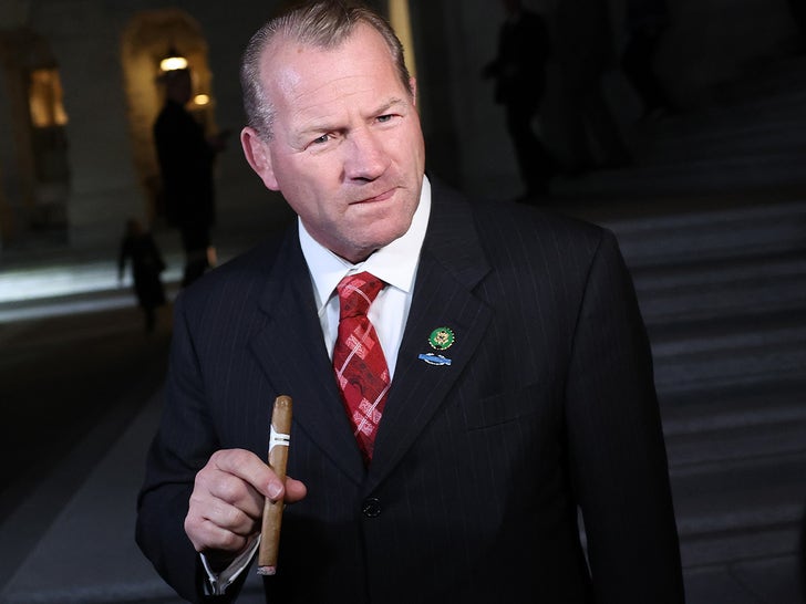 Texas Representative Troy Nehls Smoking Cigars