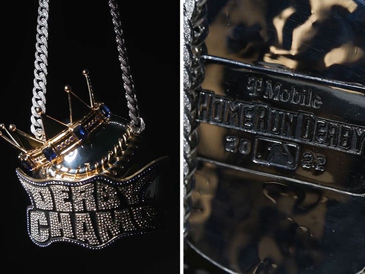 MLB Home Run Derby Champ Winner To Receive Flashy Chain, 525 Swarovski  Crystals