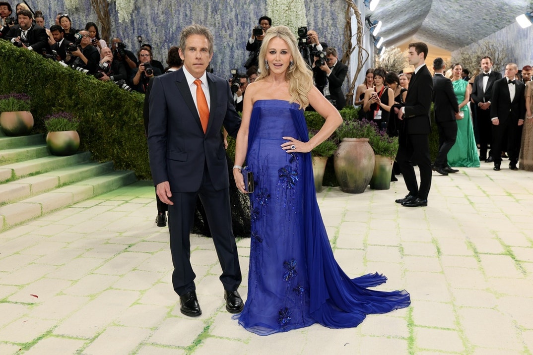 Ben Stiller and Christine Taylor