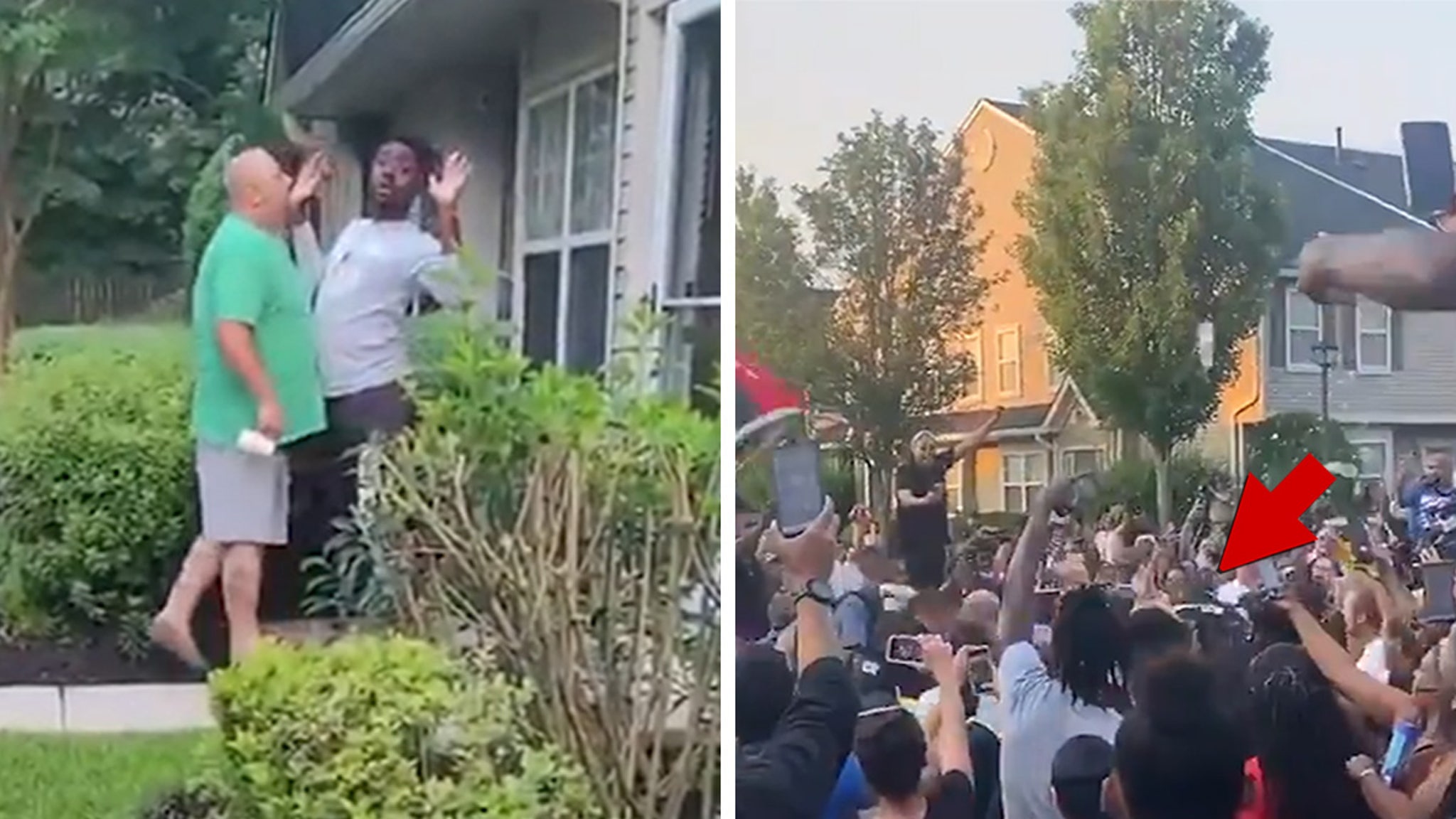Man Gives Out Address Amid Racist Rant, Pelted By Protesters During Arrest