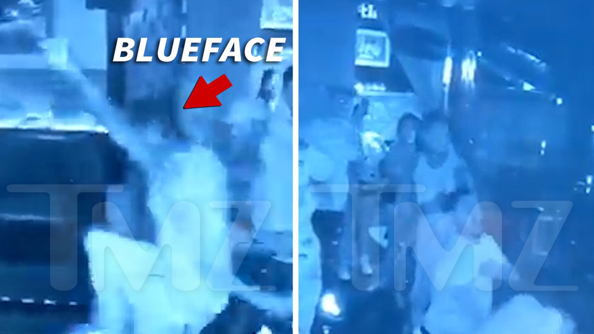Blueface and Crew Viciously Attack Club Bouncer on Video