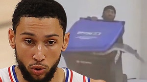 Ben Simmons Trolled By Man Who Captured Gator In Trash Can, I Actually Get Buckets