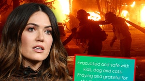 Mandy Moore Evacuated eaton fire