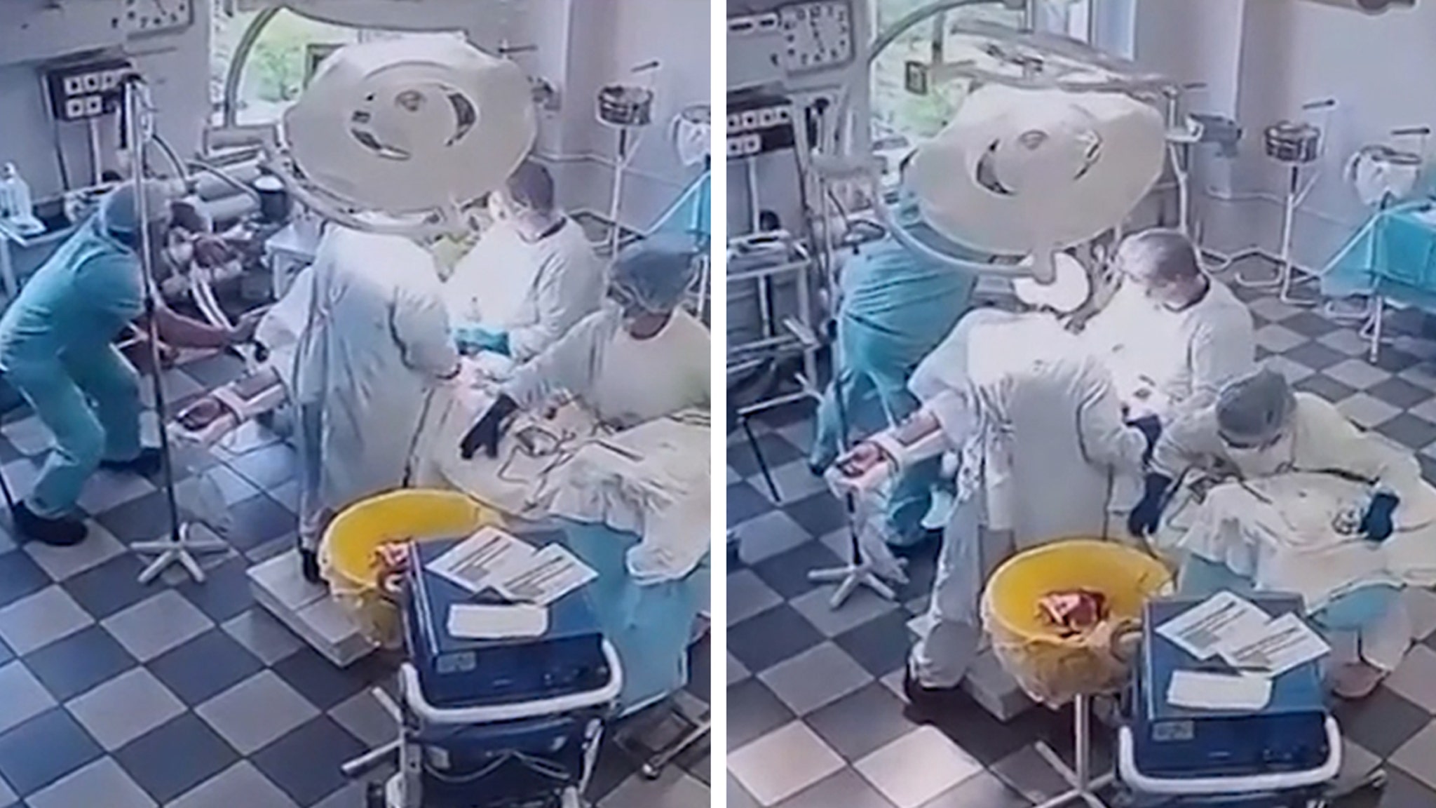 Russian Doctors Perform Surgery as Earthquake Shakes Operating Room, on Video