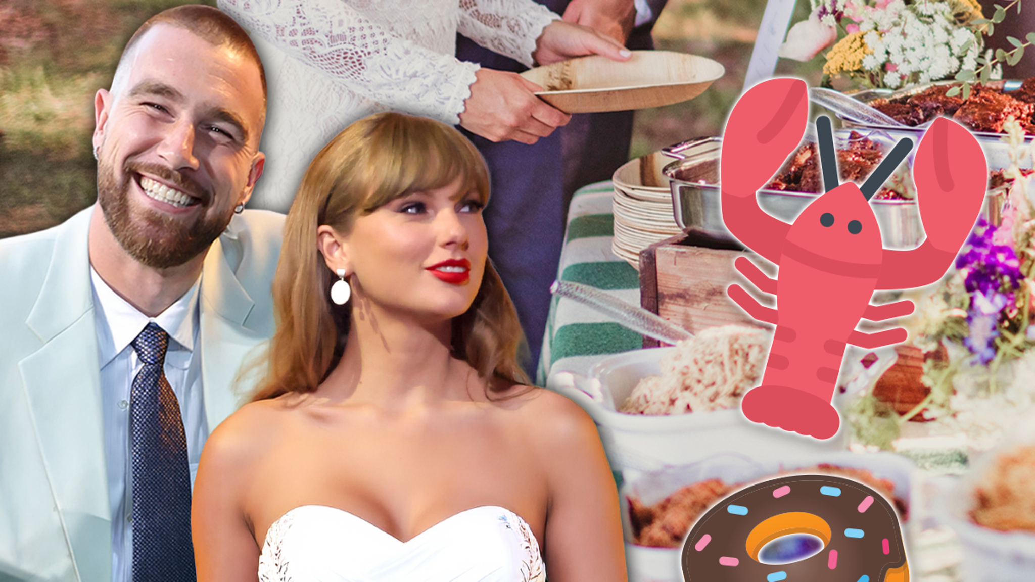 Tay-Tay and Travis: Wedding Grub Hits the Garden!