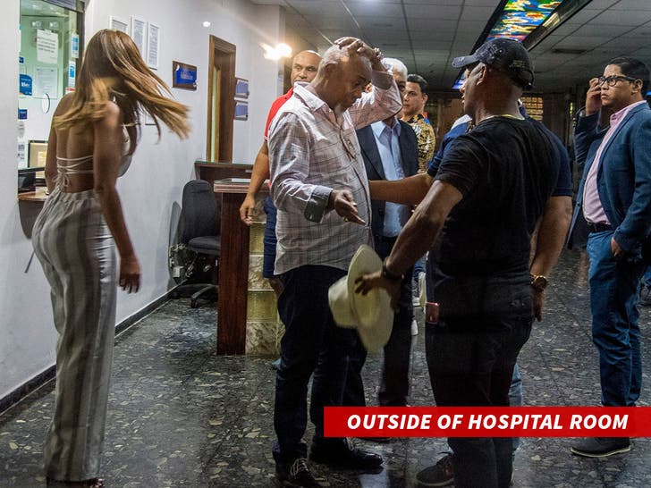 PICTURED: David 'Big Papi' Ortiz lies in a hospital bed after he was shot  in the Dominican Republic